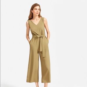 Everlane olive green jumpsuit. Size 2.